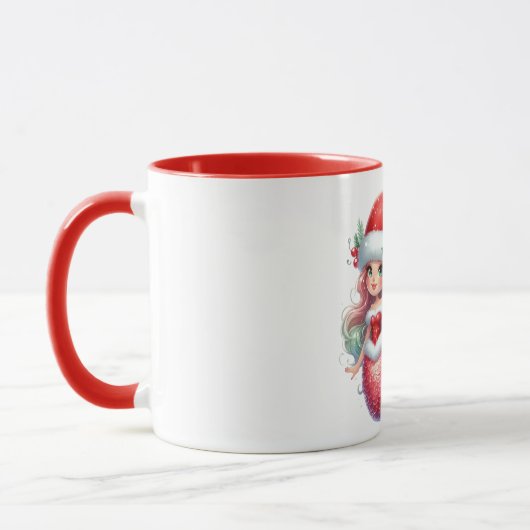 Cute Christmas Mugs for Kids – Festive Holiday Dri マグカップ (左)
