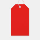 Cute Christmas North Pole Special Delivery ギフトタグ (裏面)