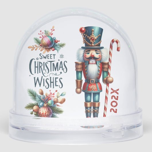 Cute Christmas Nutcracker  Snow Globes (裏面)