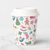 Cute Christmas Paper Cups 紙コップ (裏面)