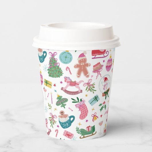Cute Christmas Paper Cups 紙コップ (裏面)