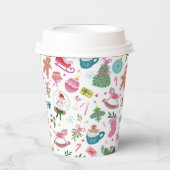 Cute Christmas Paper Cups 紙コップ (正面)
