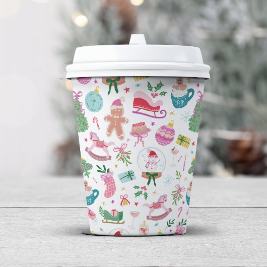 Cute Christmas Paper Cups 紙コップ