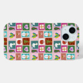 Cute Christmas Patchwork Pattern Case-Mate iPhoneケース (裏面 (横))
