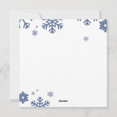 Cute Christmas Penguin with Hat シーズンカード (裏面)