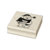 Cute Christmas Polar Bear Scandinavian Winter  ラバースタンプ (スタンプ)