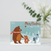 Cute Christmas Postcard ポストカード (スタンド正面)