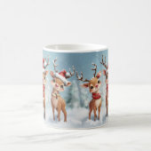 Cute Christmas Reindeer Mug – Cozy Holiday Mug  コーヒーマグカップ (中央)