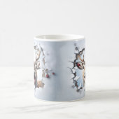 Cute Christmas Reindeer Mug | Cozy Winter Mug  コーヒーマグカップ (中央)