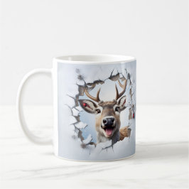 Cute Christmas Reindeer Mug | Cozy Winter Mug  コーヒーマグカップ