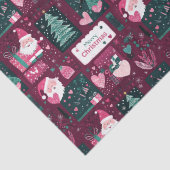 Cute Christmas Santa Claus pattern 薄葉紙 (詳細)