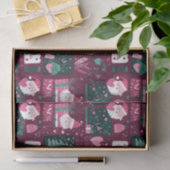 Cute Christmas Santa Claus pattern 薄葉紙 (ギフト)