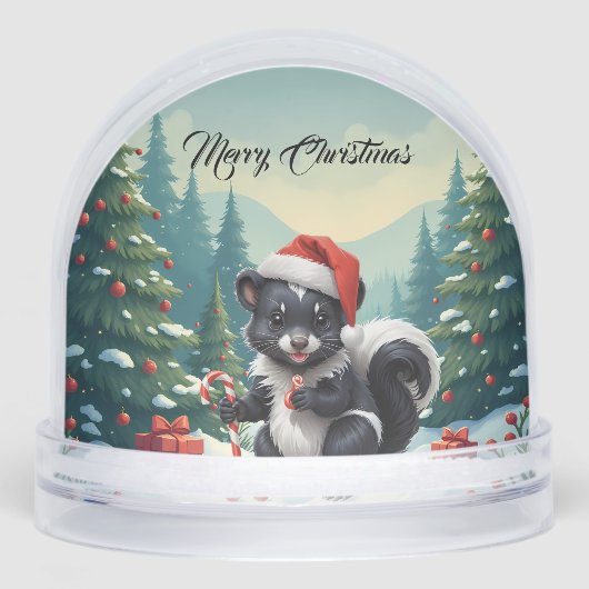 Cute Christmas Skunk Cartoon (正面)