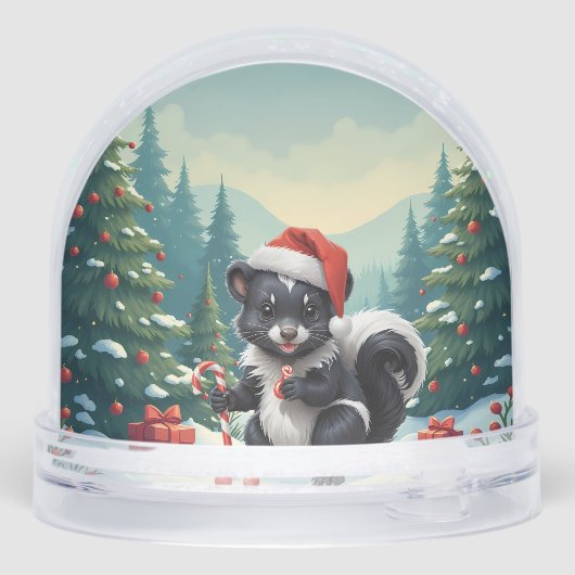 Cute Christmas Skunk Cartoon (裏面)