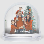 Cute Christmas snowman Family Photo (裏面)