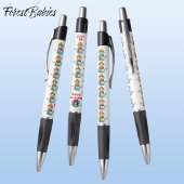 Cute Christmas Snowman, Festive Graphic, White ⛄️  ボールペン