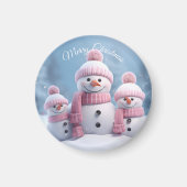 Cute Christmas Snowman Magnet マグネット (正面)