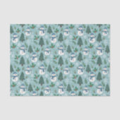 Cute Christmas Snowmen Pattern Tissue Paper 薄葉紙 (正面)