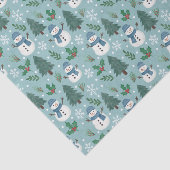 Cute Christmas Snowmen Pattern Tissue Paper 薄葉紙 (詳細)