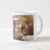 Cute Christmas Squirrel Specialty Mug ジャンボコーヒーマグカップ (正面右)