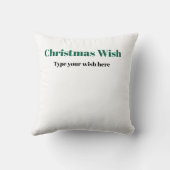 Cute Christmas Squirrel with Acorn Sticker クッション (裏面)