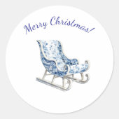 Cute Christmas Sticker ラウンドシール (正面)