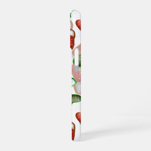 Cute Christmas Stocking iPhone 16ケース (左側面)