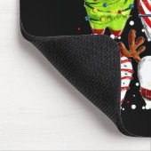 Cute Christmas Teeth Funny Christmas Dentist Denta マウスパッド (コーナー)