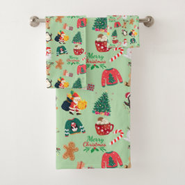 Cute Christmas Towel バスタオルセット
