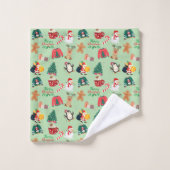 Cute Christmas Towel バスタオルセット (ウォッシュタオル)