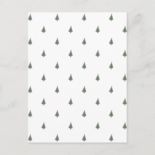 Cute Christmas Tree Merry Christmas Card. ポストカード (正面)