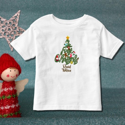Cute Christmas Tree My First Christmas Kid's  トドラーTシャツ