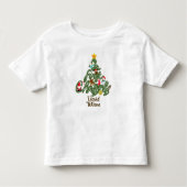 Cute Christmas Tree My First Christmas Kid's  トドラーTシャツ (正面)