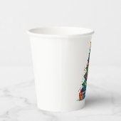 Cute Christmas Tree with Gifts 紙コップ (右)