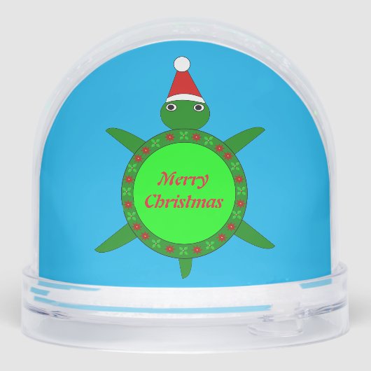 Cute Christmas Turtle with Flowery Shell Custom (裏面)