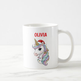 Cute Christmas Unicorn Mug コーヒーマグカップ