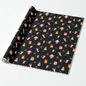 Cute Christmas Wrapping Paper ラッピングペーパー (アンロールド)