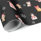 Cute Christmas Wrapping Paper ラッピングペーパー (ロールコーナー)