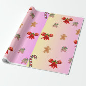 Cute Christmas Wrapping Paper ラッピングペーパー (アンロールド)