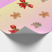 Cute Christmas Wrapping Paper ラッピングペーパー (角)