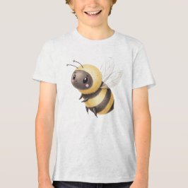 Cute Chubby Bumblebee Illustration トライブレンドＴシャツ