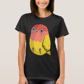 Cute Chubby Lutino Lovebird  For Bird Tシャツ (正面)
