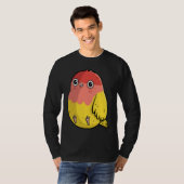 Cute Chubby Lutino Lovebird  For Bird Tシャツ (正面フル)
