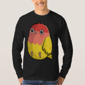 Cute Chubby Lutino Lovebird  For Bird Tシャツ (正面)