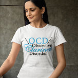 Cute Clarinet Tシャツ<br><div class="desc">I am obsessed with playing the clarinet. Obsessive Clarinet Disorder is a funny present to give to someone with OCD for instruments.</div>