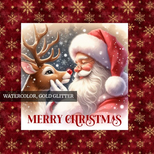 Cute Classic Santa Rudolph Funny Holiday Party Cup 紙コップ