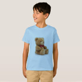Cute Classic Teddy Bear Art Kids' T-Shirt Tシャツ (正面フル)