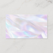 Cute Cleaning Service Maid Floral 名刺 (裏面)