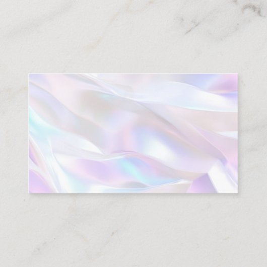 Cute Cleaning Service Maid Floral 名刺 (裏面)