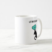 Cute Climbing Cat Catches Climbing Hold コーヒーマグカップ (正面右)